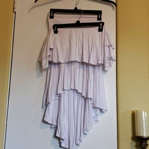 2 piece skirt and top